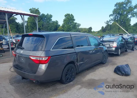 2012 Honda Odyssey Ex-L from USA, damaged, VIN 5FNRL5H67CB146325